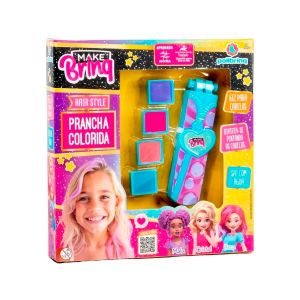 Kit Prancha Colorida Polibrinq Makebrinq Hair Style Ref:Mk81