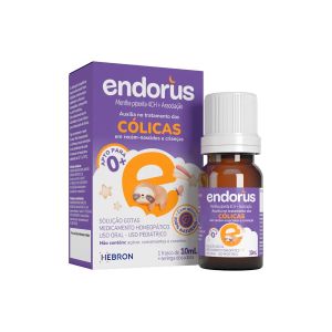 Endorus Solução Gotas Frasco 10ml + Seringa Dosadora Hebron