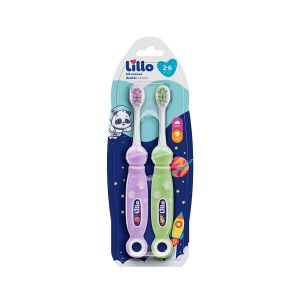 Kit Escova Dental Lillo Infantil 2 Unidades