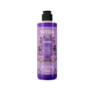 Sabonete Líquido Para Mãos E Corpo Sveda Lavanda 290ml
