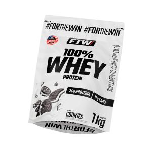 100% Whey Protein Ftw Sabor Cookies Refil 1kg