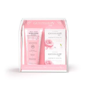 Kit Giovanna Baby Classic Eterno Encanto Loção Hidratante 50ml + 2 Unidades Sabonete Em Barra Vegetal 90g Cada