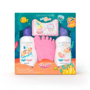Kit Giovanna Baby Baby E Kids Gaby Shampoo 200ml + Condicionador 200ml + Sabonete Em Barra 90g + Esponja De Banho