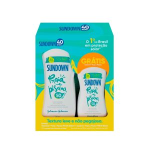 Kit Protetor Solar Johnson E Johnson Sundown Praia E Piscina Fps50 200ml + 100ml