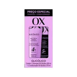 Kit Ox Glicólico Shampoo 200ml + Condicionador 170ml