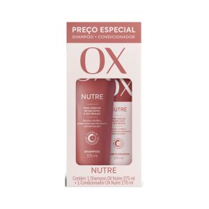Kit Ox Nutre Shampoo 375ml + Condicionador 170ml