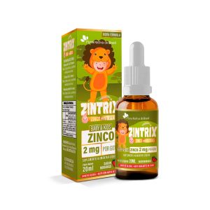 Suplemento Alimentar Zintrix (Zinco Em Gotas) Baby E Kids Morango 20ml Flora Nativa Do Brasil