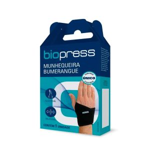 Munhequeira Biopress Bumerangue Único Ajustável 1 Unidade BC0624-AF