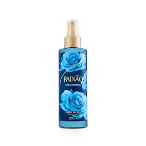 Body Splash Paixão Desodorante Colônia Rosas Brancas 200ml