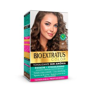 Tonalizante Bio Extratus Color 67 Louro Escuro Chocolate 135g