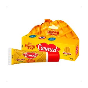 Hidratante Labial Cimed Carmed Netflix Stranger Things Waffle Incolor Friends Don't Lie 10g