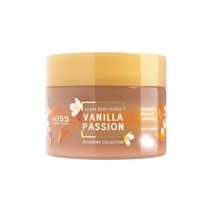 Esfoliante Corporal Kiss New York Sugar Body Scrub Vanilla Passion Blooming Collection 280g