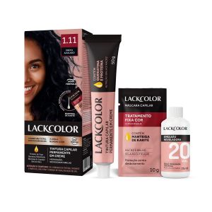 Tintura Capilar Permanente Em Creme 1.11 Preto Azulado Lack Color