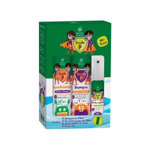 Kit Abelha Rainha Scudo P Shampoo 190ml + Recondicionador 190ml + Spray Capilar 57ml + 1 Pente Fino
