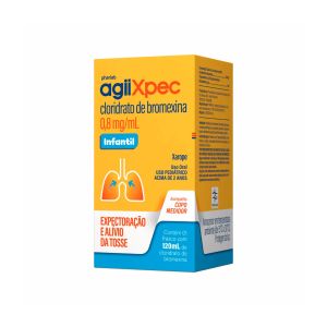 Agiixpec 8mg/ml Infantil Xarope Morango 120ml Pharlab