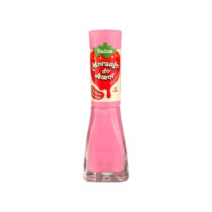 Esmalte Transparente Dailus Morango Do Amor Brigadeiro De Morango 8ml