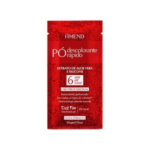 Pó Descolorante Rápido Amend Extrato De Aloe Vera E Silicone 50g