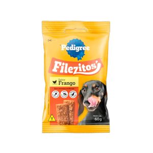 Bifinhos Para Cães Pedigree Filezitos Sabor Frango 60g