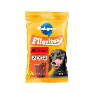 Bifinhos Para Cães Pedigree Filezitos Sabor Carne 60g