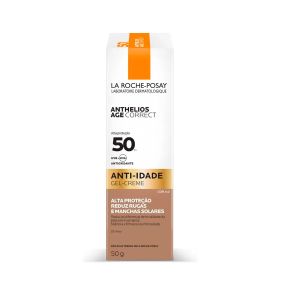 Protetor Solar Facial Anti-Idade La Roche-Posay Anthelios Age Correct FPS 50 Cor 4.0 50g