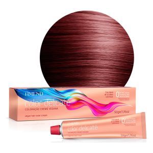 Coloração Amend Color Delicaté 4.66 Castanho Médio Vermelho Intenso 50g
