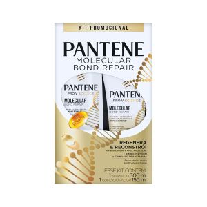 Kit Pantene Molecular Bond Repair Shampoo 300ml + Condicionador 150ml