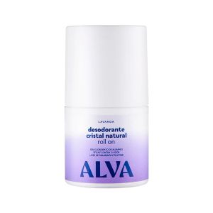 Alva Desodorante Roll on Cristal Natural Lavanda Vegano 50ml