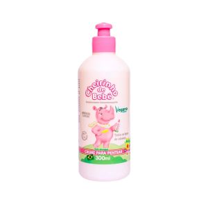 Creme Para Pentear Cheirinho De Bebê Condicionador Desembaraçante Todo Os Tipos De Cabelo 300ml
