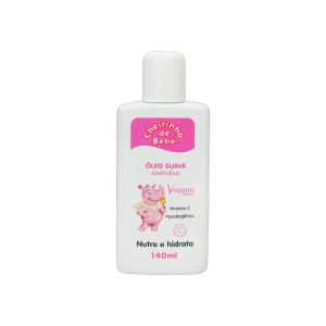 Óleo Suave Cheirinho De Bebê Nutre E Hidrata Rosa 140ml