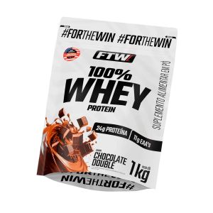 100% Whey Protein Ftw Chocolate Double Refil 1kg