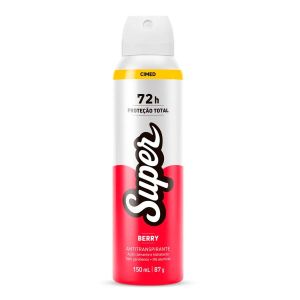 Desodorante Antitranspirante Aerosol Cimed Super Berry 72h 150ml