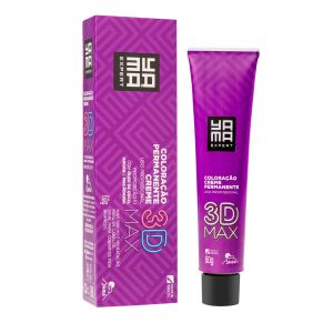 Coloração Permanente Creme Yamá Expert 3D Max Preto 1.0 60g