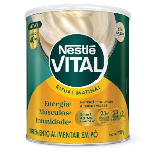 Suplemento Alimentar Em Pó Nestlé Vital Ritual Matinal Sem Sabor 720g