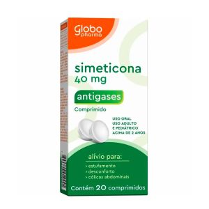 Simeticona 40mg 20 Comprimidos Globo