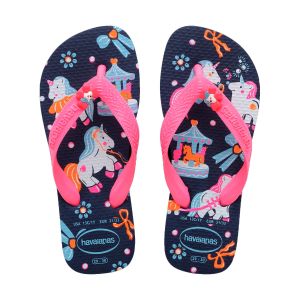 Sandália Havaianas Kids Fantasy Marinho/Rosa 31/32