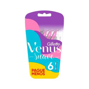 Aparelho De Depilar Gillette Venus Suave 6 Unidades