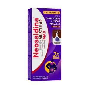 Neosaldina Muscular Max 600mg + 70mg + 100mg 8 Comprimidos Revestidos Cosmed