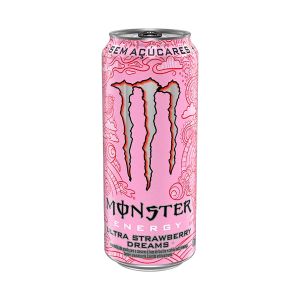 Energético Monster Energy Ultra Strawberry Dreams Sem Açúcares 473ml