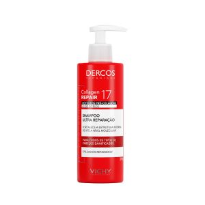 Shampoo Dercos Vichy Collagen Repair 17 Ultra Reparação 390g