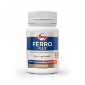 Suplemento Alimentar Ferro Plus Ferro Quelato 30 Cápsulas Vitafor