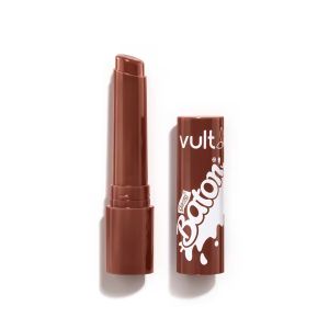 Gloss Stick Labial Vult Baton Cheirinho Inspirado No Chocolate Ao Leite Cor Marrom