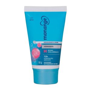Desodorante Monange Creme Hidratante Com Ácido Hialurônico Feminino 50g
