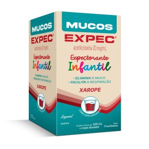 Mucos Expec Acetilcisteína 20mg/ml Xarope Infantil 120ml
