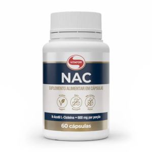 Vitafor NAC N-acetil L-cisteína 600mg 60 Cápsulas