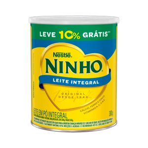 Leite Em Pó Ninho Integral 380g 10% Grátis
