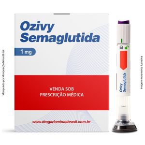 Ozivy Semaglutida 1mg Solução Injetável 3ml + 1 Caneta Aplicadora com 4 Agulhas