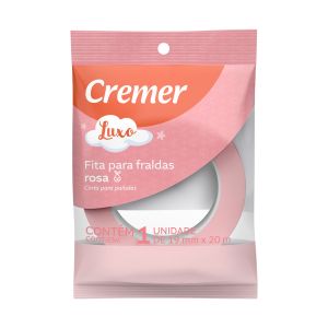 Fita Adesiva Para Fraudas Rosa Cremer