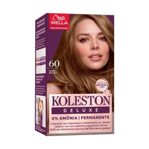 Tinta De Cabelo Permanente Wella Koleston Deluxe 60 Louro Escuro