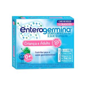 Suplemento Alimentar Opella Probiótico Enterogermina 5 Frascos 5ml