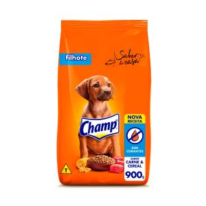 Ração Champ Filhotes Carne E Cereal 900g
